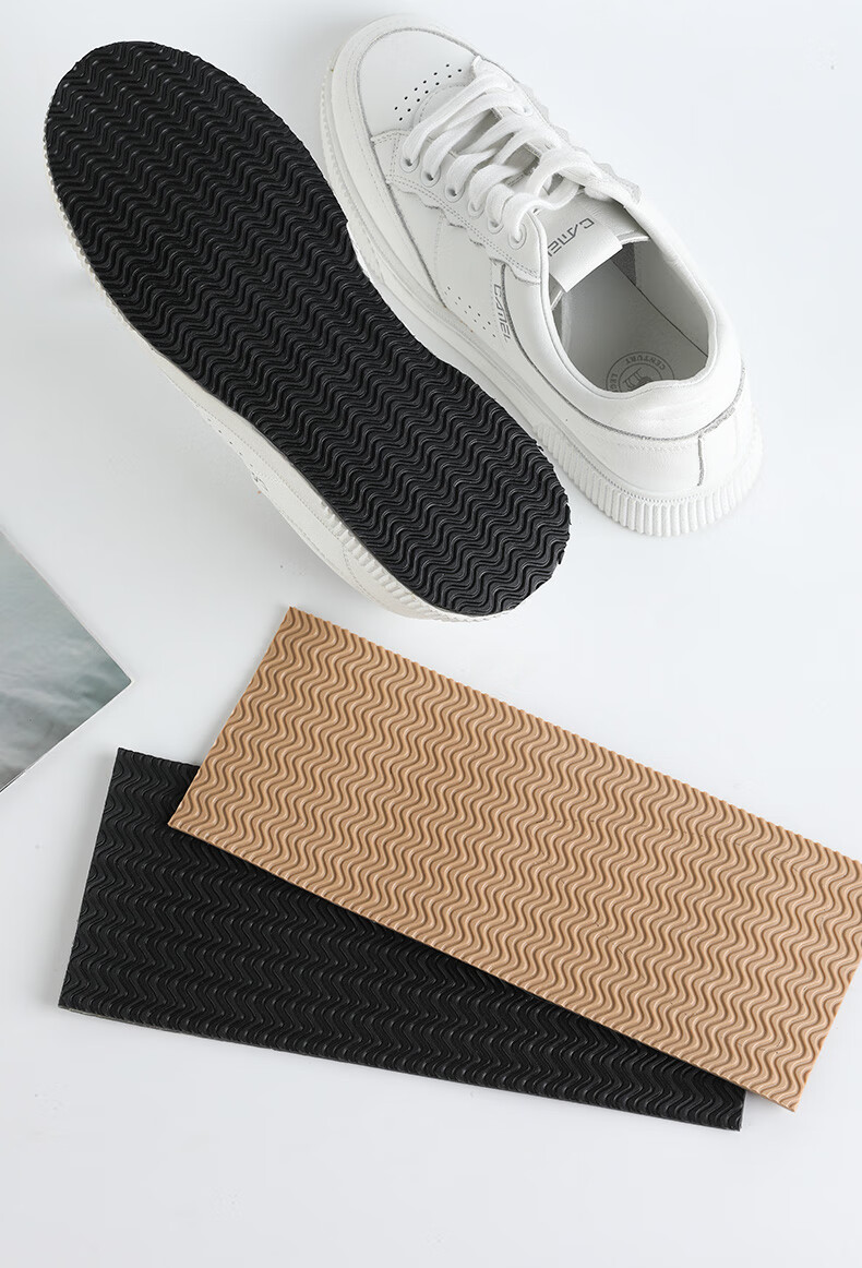 FOOTOPPO Rubber Sole Anti-Slip Patch Shoe Anti-Wear Protector High Heel Sole Sticker Sports Shoe Durable Insole Patch for Men 10