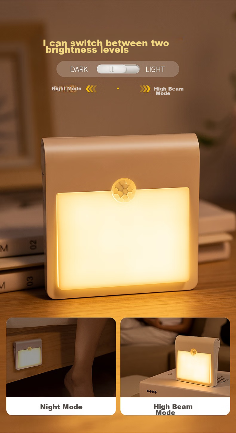 Kufire Motion Sensor Light, On/off with Human Presence, Rechargeable, Long Battery Life, for Hallway, Staircase, Entrance, Foyer 5
