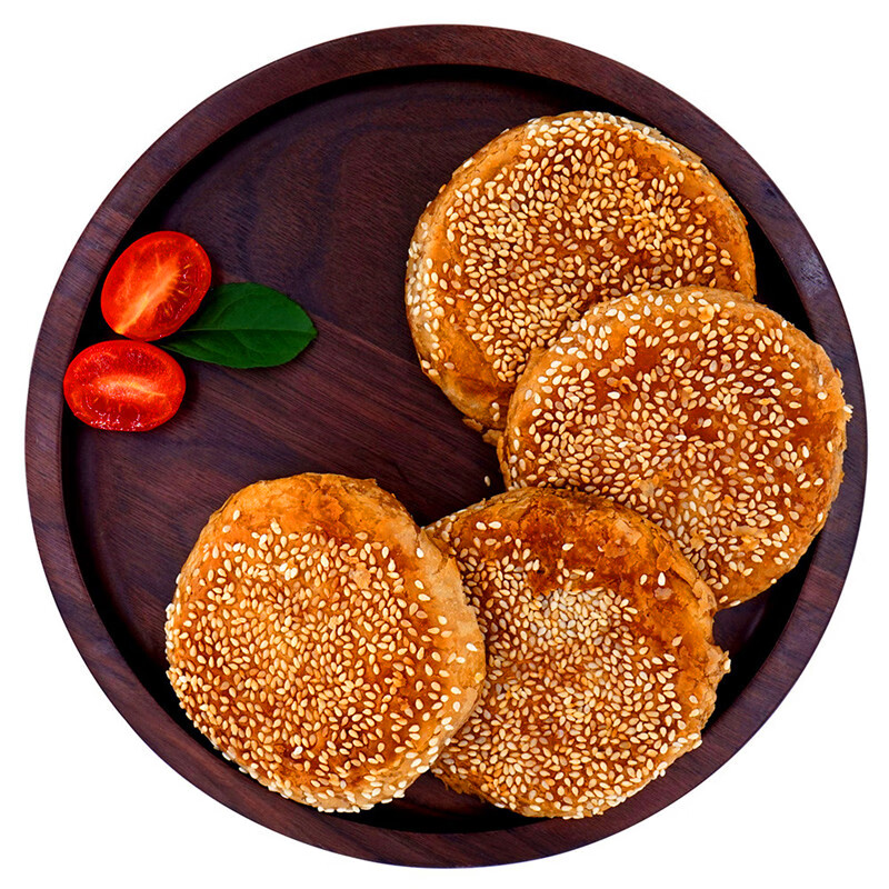 福成麻酱烧饼280g*3袋(12枚) 芝麻酱火烧 春节也送货