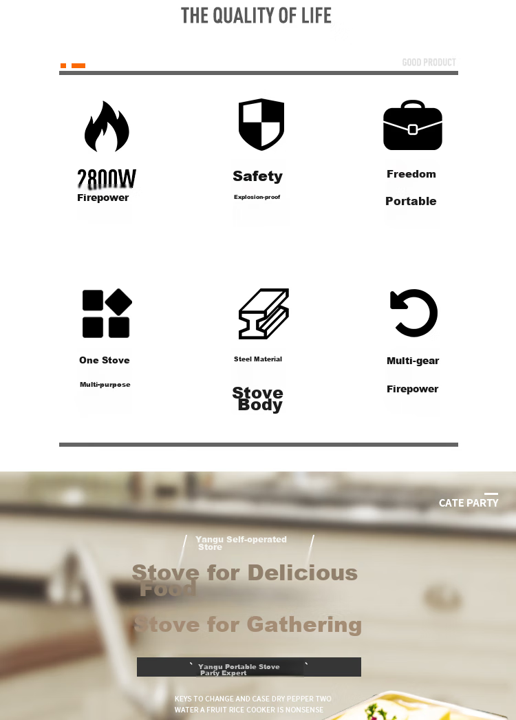 Iwatani New Upgraded Ultra-Thin Outdoor Portable Gas Stove Hot Pot Cooker Camping Burner ZB-29LS 2