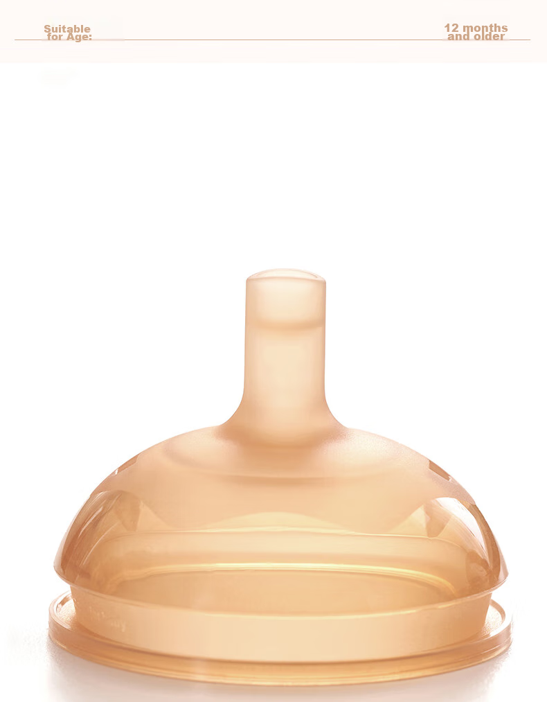 Beingmate Big Baby Straw Nipple, Infant Breast-Like Weaning Wide-Neck Silicone Nipple for Learning to Drink Milk, Suitable for 12 Months And Above 14