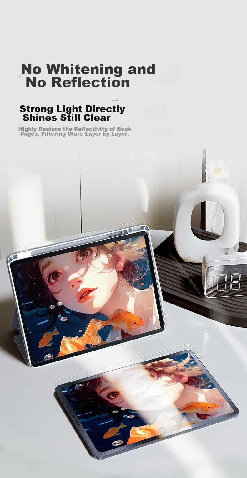 TORRAS [Paper-Like Film] Protective Screen for IPad Pro 2025/2024, 11-Inch M5 Chip Apple Tablet, Magnetic Detachable, 11-Inch Gaming, Handwriting And Drawing 10