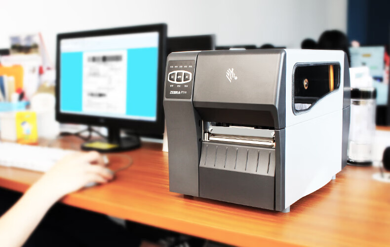 ZEBRA Industrial-Grade Label Printer Barcode Printer QR Code Sticker Fixed Asset Express Delivery Label Printer ZT211 203dpi 3