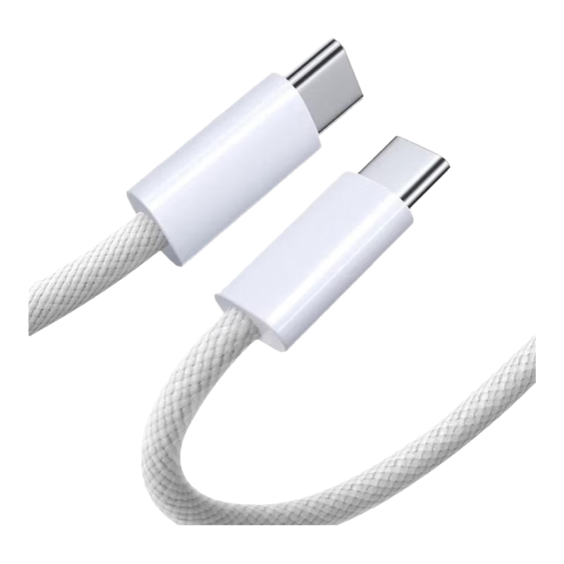 KOVOL Charging Cable for Apple 15, PD Fast Charging 16/17/18 Braided Cable with Dual Type-C Ports And Small Fan, Data Cable Compatible with IPhone 17 Pro/iPad Pro Smartphones