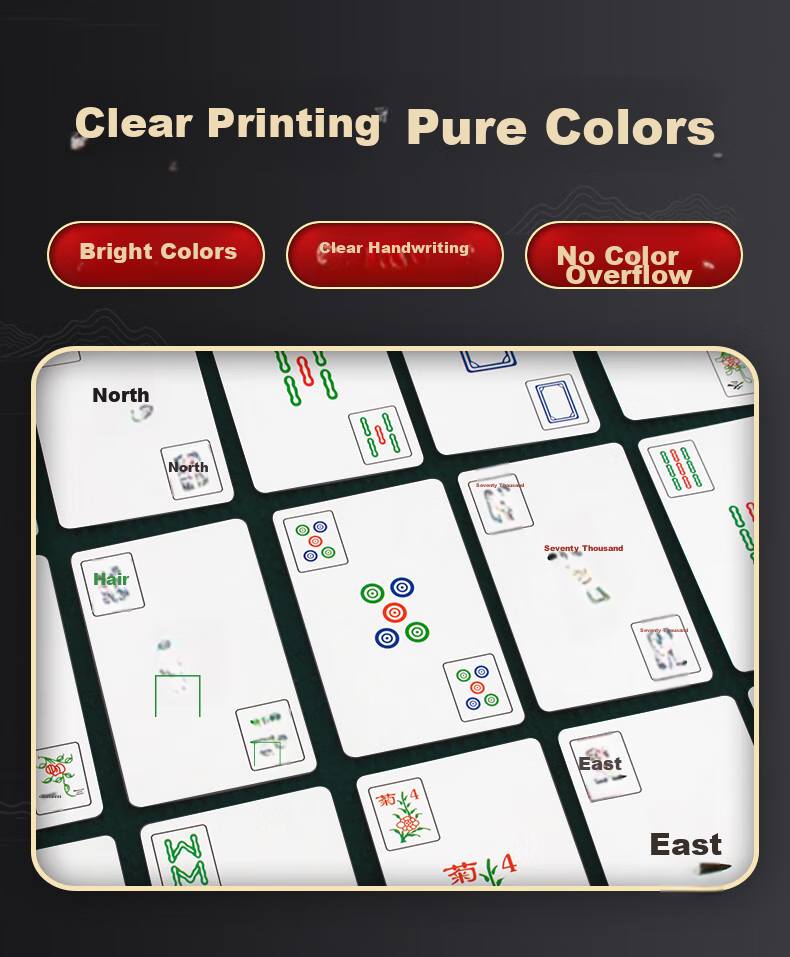 AAA Playing Cards, Mahjong Cards, AAA Playing Cards, Frosted Entertainment Travel Playing Cards, Mahjong Cards, 5 Decks, One Deck with 144 Cards 2
