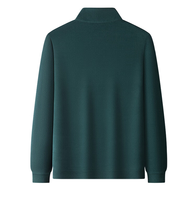 MONTAGUT Autumn Soft Comfortable Men's Casual Long-Sleeve Double-Sided Thin Fleece Sweatshirt, JG Black, 3XL 10