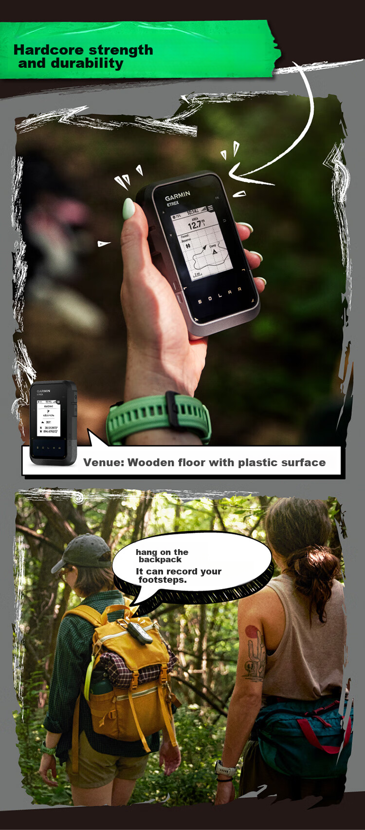 GARMIN ETrex Solar Waterproof Shockproof Heat-Resistant Electronic Map Navigation Device, Outdoor Multifunctional Solar-Powered Handheld Device 2