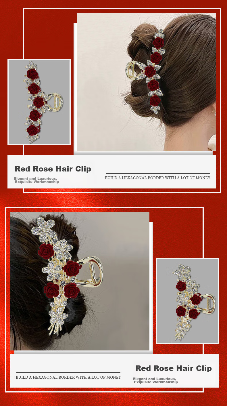 Gunai Hair Clip for Women, High-End 2025 Bun Maker, Shark Clip, New Year Gift for Girls, Practical And Thoughtful 6