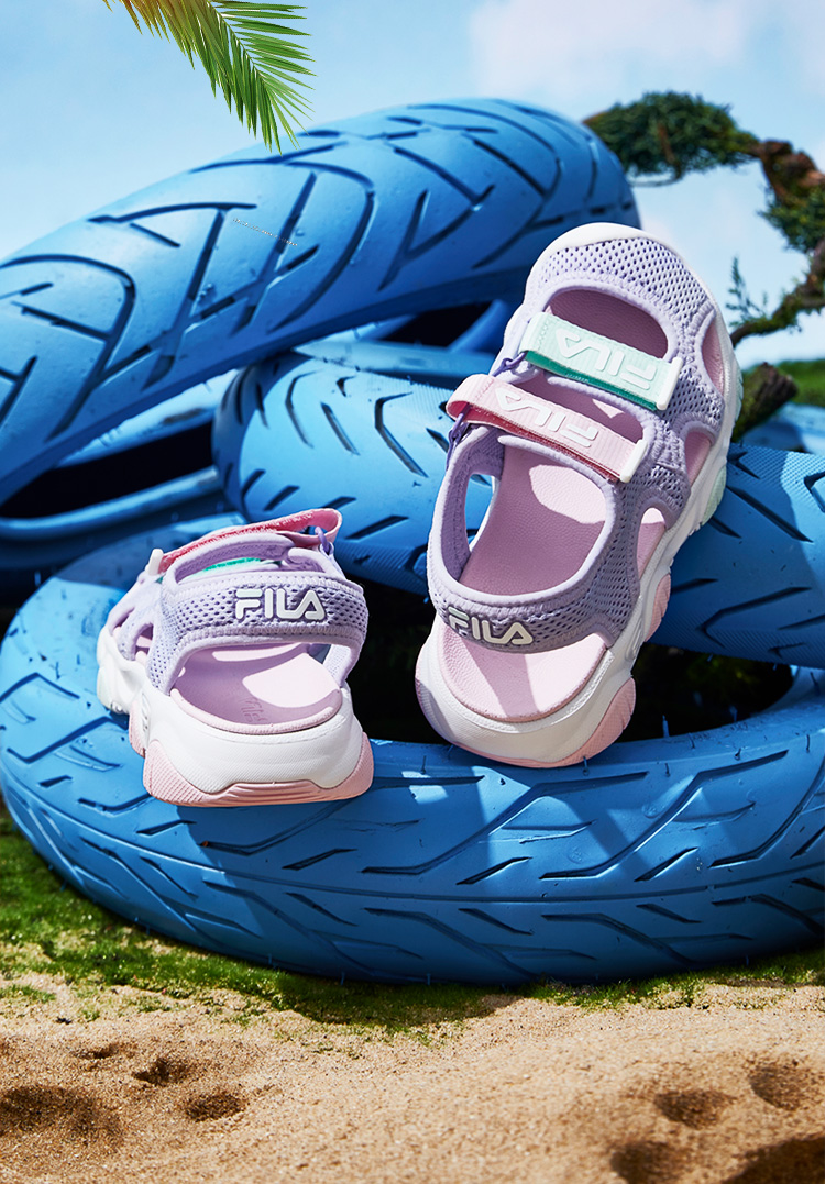 fila斐乐童鞋男女童软底包头凉鞋2022夏季款宝宝沙滩鞋小童儿童鞋