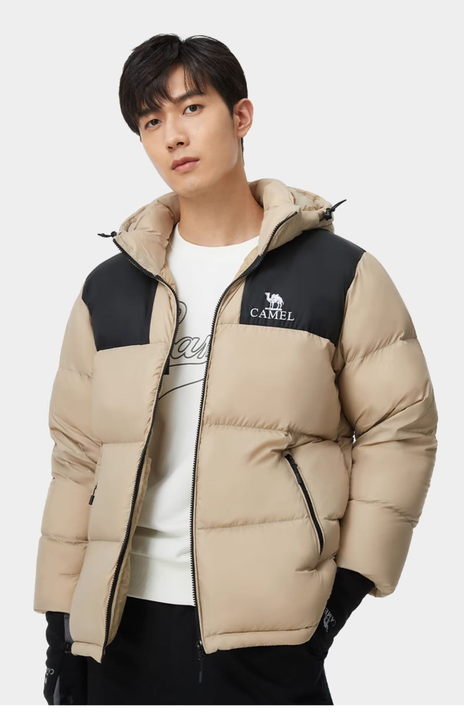 Luotuo (CAMEL) [Xiaotaiyang-Graphene] Autumn And Winter Outdoor down Jacket for Men And Women, Thickened Warm Puffer Coat 37