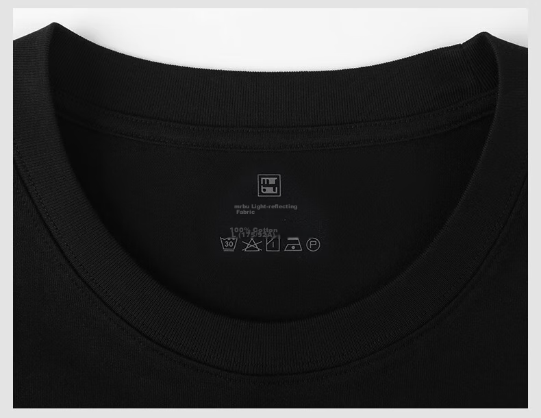 Mr.Bu Cotton 3D Letter Print Short Sleeve T-Shirt for Men, Summer New Style Comfortable Trendy, Graphite Black, L/175 18