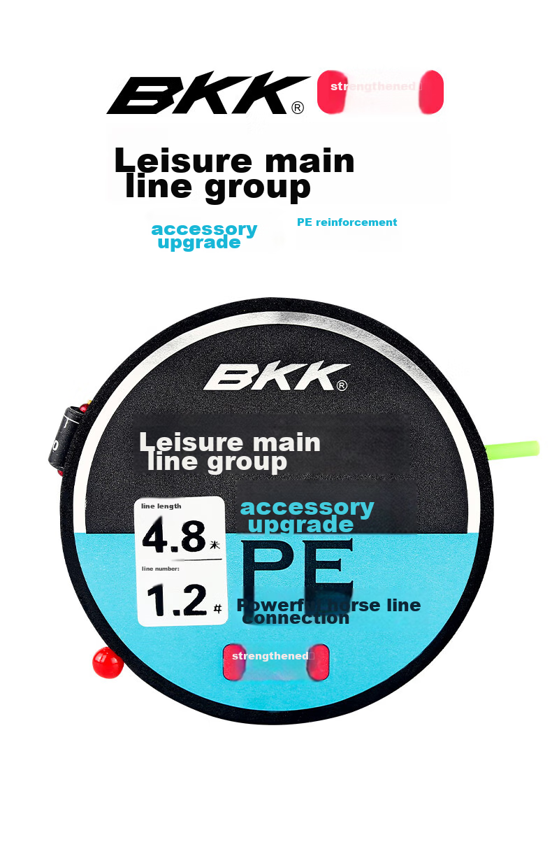 BKK Casual Main Line Set, Handmade Precision-Tied Fishing Line, Finished Main Line Set, Pre-Tied Kit 1