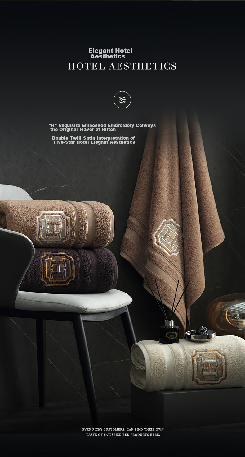 Xierdun Hotel Bath Towel, Pure Cotton Grade A Extra Large And Thick, Men's And Women's Adult Bath Towel Gift Box, Dark Gray 150*80cm Sports 4