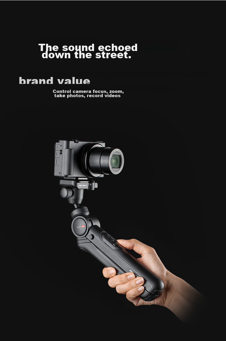 PGYTECH Mantis Camera Tripod, DSLR And Smartphone Selfie Stand, Desktop Gimbal, Dandelion Tripod, Vlog Live Streaming Photography Stand, Portable Handheld Stand (Classic Black) 4