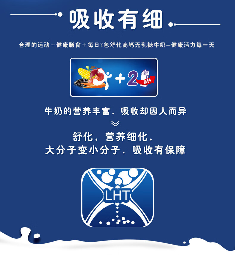伊利 无乳糖牛奶 舒化奶 220ml*24盒*2件 图3