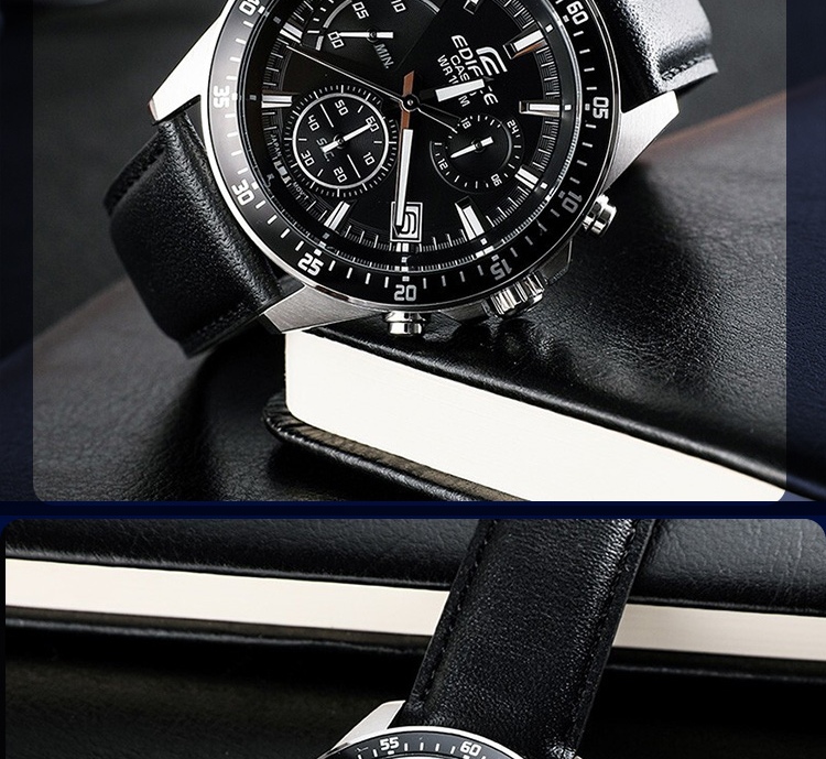 CASIO EDIFICE Men's Fashion Business Student Quartz Watch EFV-540D-1A 19