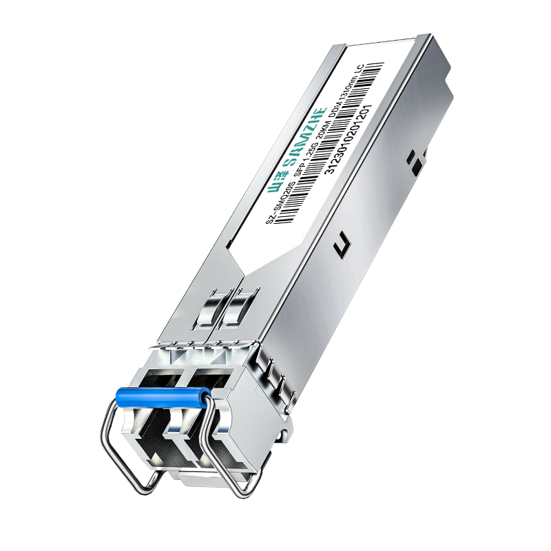 SAMZHE Gigabit Optical Module SFP+ Fiber Optic Module 1.25G Single-Mode Dual-Fiber 1310nm Compatible with Huawei/Huaxian/Pulin And Others LC Interface 20km One Piece SZ-SMQ20S