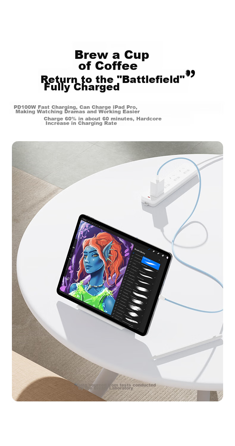BIAZE Type-C Data Cable, Dual-Ended PD100W Car Charger, Carplay Fast Charging Cable, Ctoc Charging Cable for Apple IPhone 17/16/15, Huawei Tablets, Laptops 6