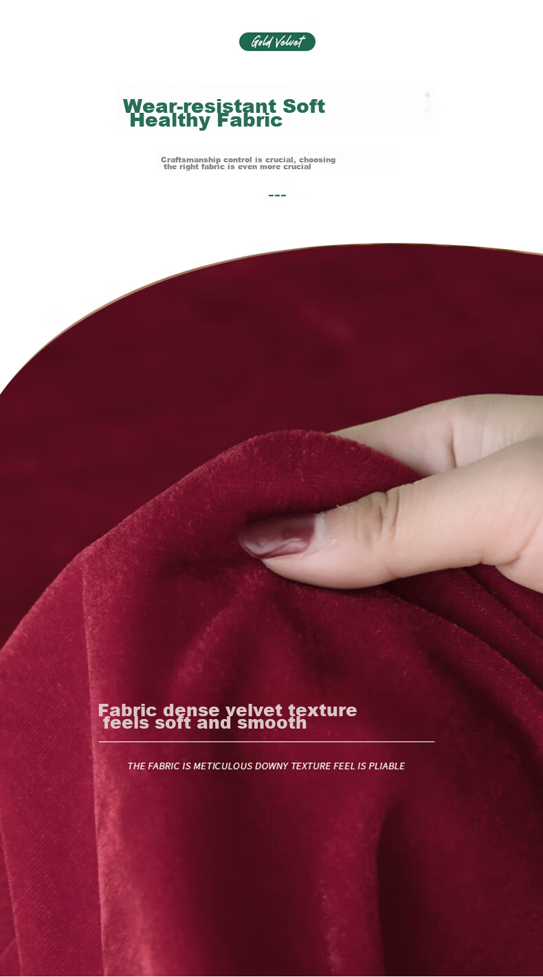 AVIVI Velvet Conference Tablecloth, Exhibition Event Red Tablecloth, Wedding Rectangular Coffee Table Cover, 2*3m Wine Red 3