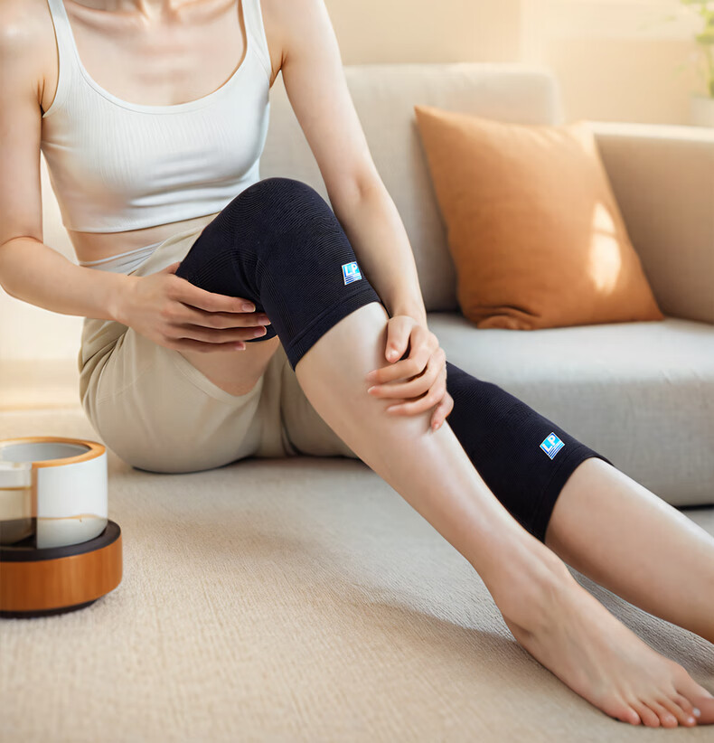 LP 1627CK Sports Thermal Knee Pads with Graphene Heat Storage And Temperature Lock, Meniscus Protection for Cold Legs, Unisex Size L 3