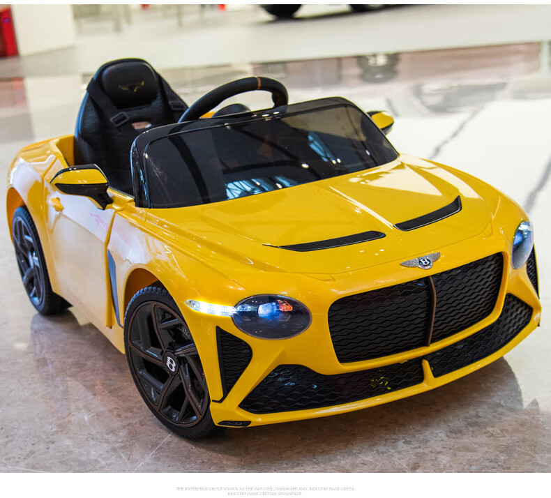 BeRica Children's Electric Car, Four-Wheel Vehicle, Authorized by Bentley, Remote Control, Toy Car for Boys And Girls, Rideable, Baby Gift 20