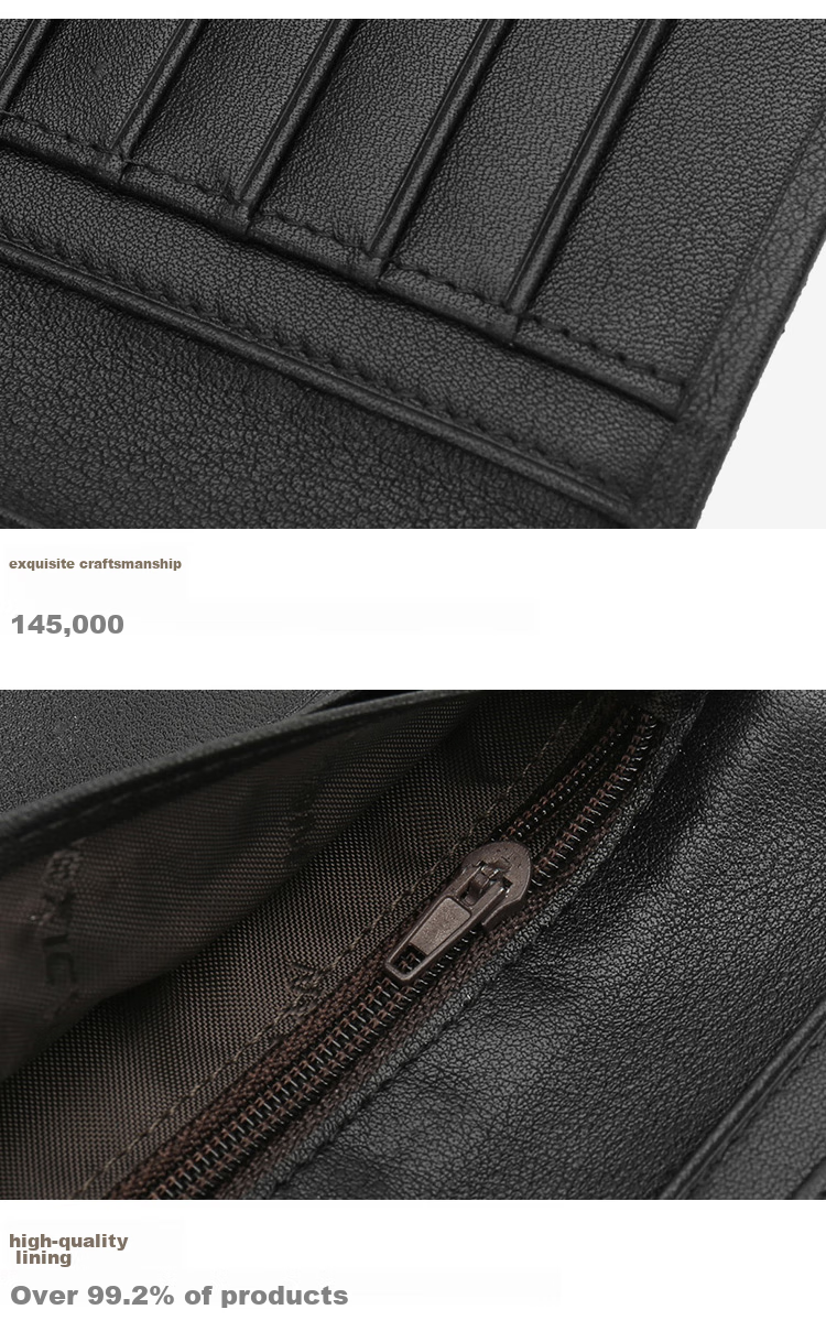MEXICAN Genuine Top-Grain Leather Wallet for Men, Long Style Billfold, High-End Gift Box, Birthday Present for Boys And Fathers 13