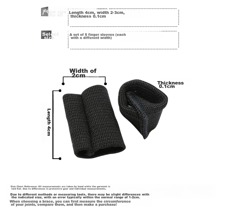 LP 653 Finger Protector Extended Sports Basketball Volleyball Joint Sleeve (5 Pieces) 2