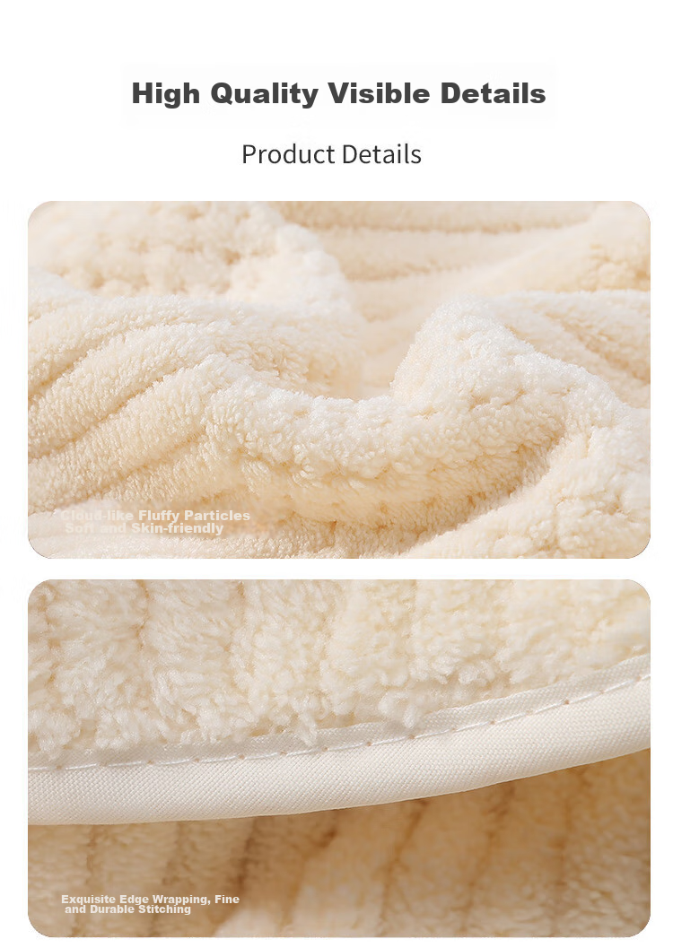 Grace Bath Towel, Antibacterial Class A, Soft Quick-Drying Absorbent Towel for Men And Women, Adult Size 140*70cm, Khaki Color [1 Piece] 10