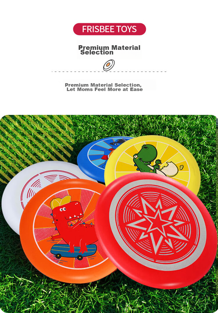 Martin Brother Children's Outdoor Toy Soft Frisbee with Glow-In Design, Youth Frisbee Toy for Boys And Girls, Birthday Gift 5