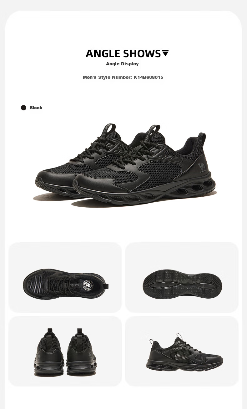 CAMEL Sports Shoes, New Summer Men's Shoes, Breathable Mesh, Non-Slip Shock-Absorbing, Casual Sneakers for Fathers And Elderly 27