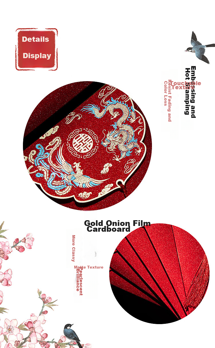Yanyuji Wedding Red Envelopes, High-End Red Packet Bags for Wedding Gifts, Money Collection, And Family Visits, Large Happiness Red Envelopes, 1000 Yuan Denomination, Pack of 10 3