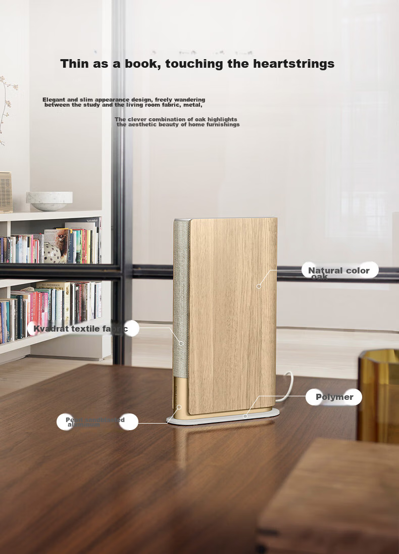 B&O Beosound Emerge Bluetooth Speaker, Home Art Audio System, B&O Creative Book Speaker, Gold Color, Mid-Autumn Festival Gift [Gong Jun Endorsement] 5