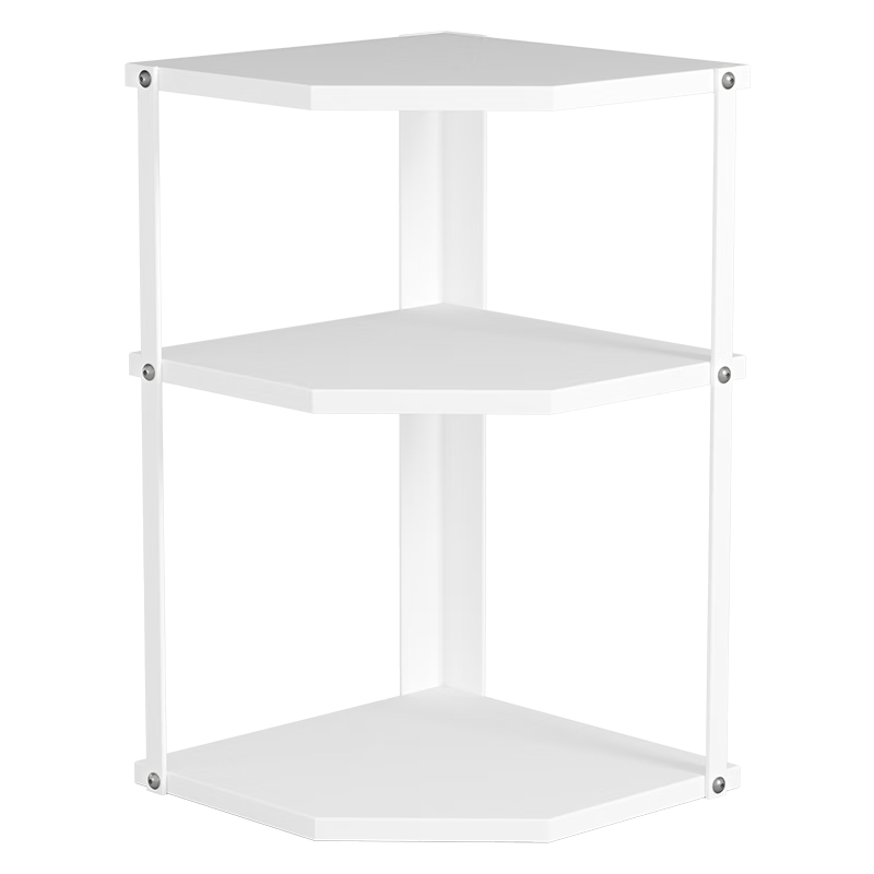 Shengxitao Pot Rack Corner Storage Shelf, Kitchen Utensil Organizer, Triangular Multifunctional Countertop Spice Rack And Storage Shelf