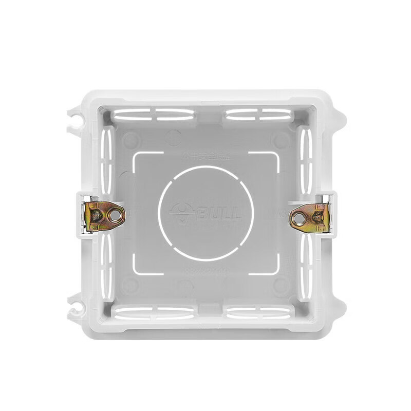 BULL Switch Socket, 86-Type Universal Concealed Box Switch Socket Panel, H17 Concealed Box, Pack of 10