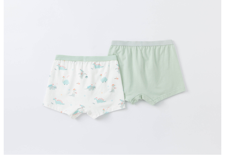 DAVE & BELLA [Two-Pack] Boys' Elastic Boxer Briefs 2024 Children's Boxer Shorts Baby Underwear 15