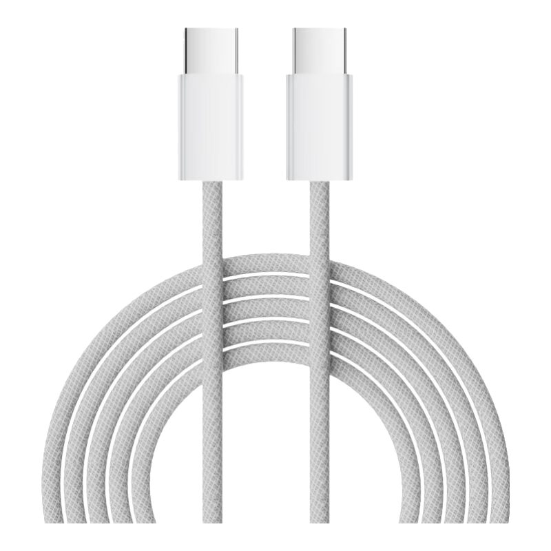 OKSJ Compatible with Apple 17/16/15/18 Charging Cable, Type-C Data Cable, Double-Ended PD60W Fast Charging Braided Cable for IPhone 17/16e15 Pro Max IPad Laptop, 1.5 Meters