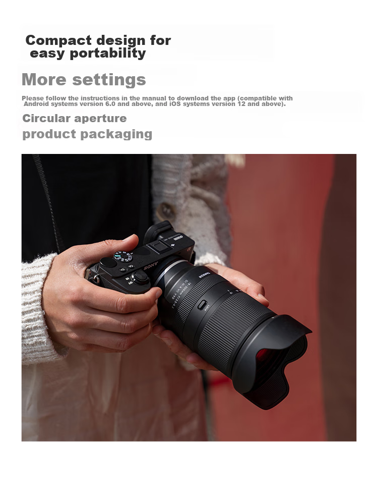Tamron B061S 18-300mm F/3.5-6.3 Di III-A VC VXD Image Stabilization Telephoto Zoom Lens for Mirrorless Cameras (Sony APS-C E-Mount) 8