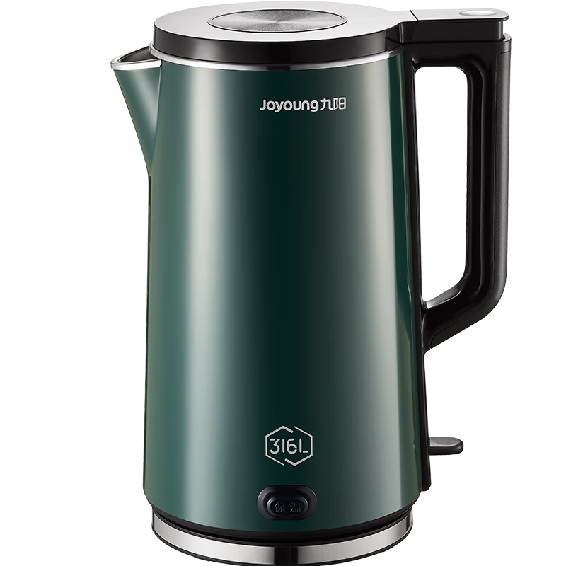 Joyoung Electric Kettle, 2L Capacity, 316L Stainless Steel Inner Tank, Constant Temperature Kettle, No Glue, Hot Water Kettle K20FD-W530