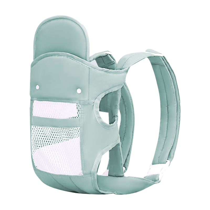 COOKSS Baby Carrier, Infant Carrying Aid, Double Shoulder Cross-Carrying Style for Babies And Toddlers 1-3 Years Old, Simple Pure Cotton, Breathable