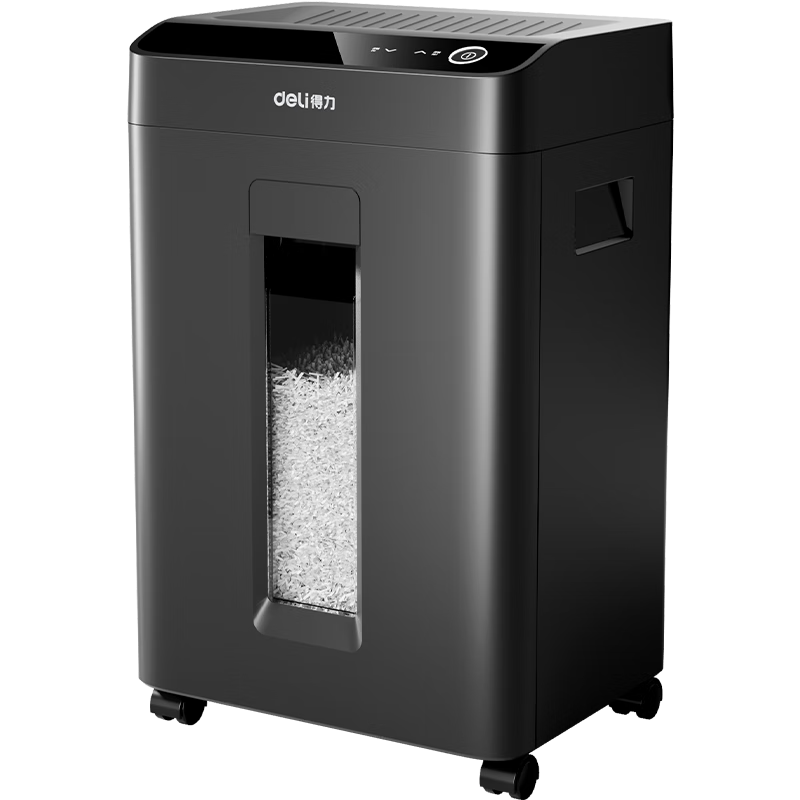 Deli Shredder, Level 5 Security, Single Pass 8 Sheets, 30 Minutes Continuous Shredding, Large Heavy-Duty Office-Specific Document Shredder, 23LGA511