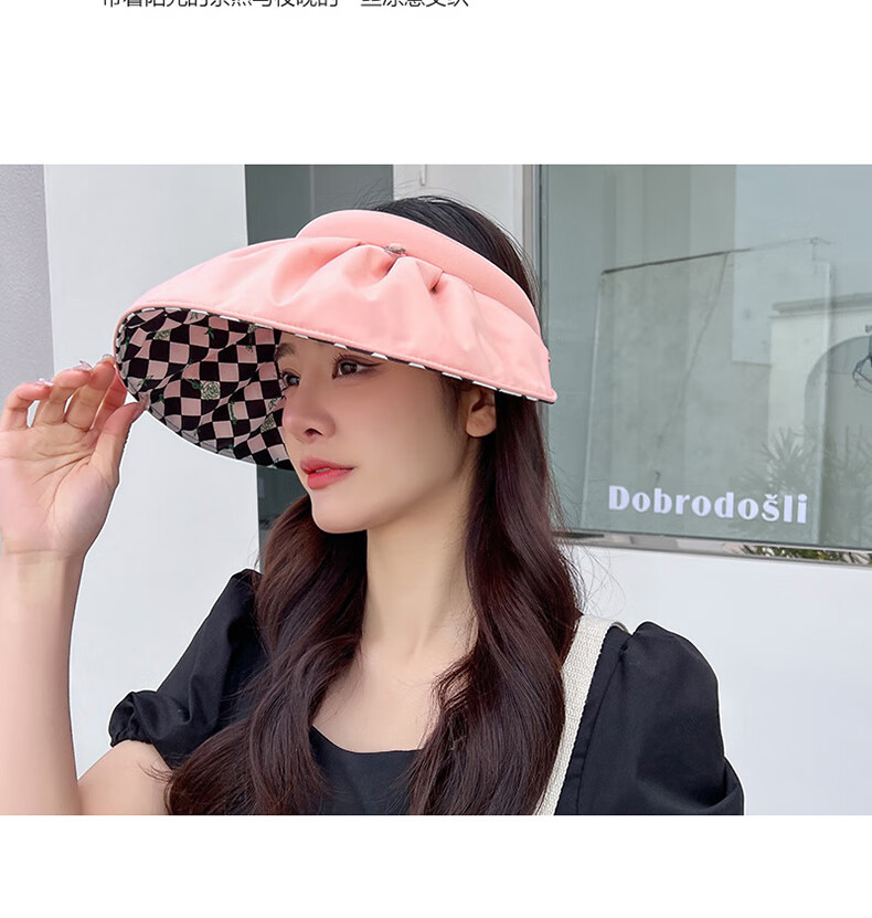 XUEXIMAN Sun Hat for Women, Visor Cap for Travel, Face-Covering Versatile Sunhat, Beach Shell UV Protection Hat for Wome 21