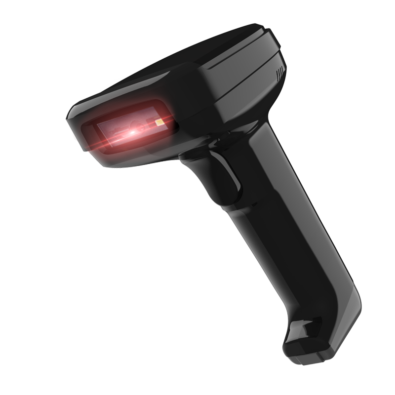 Deli Barcode Scanner Gun Wired Barcode Scanner QR Code Scanner for Supermarket Checkout, Medical Insurance Payment, Express Delivery Logistics Inquiry, Spare Parts Warehouse, Pharmaceutical Traceability 14952 Black