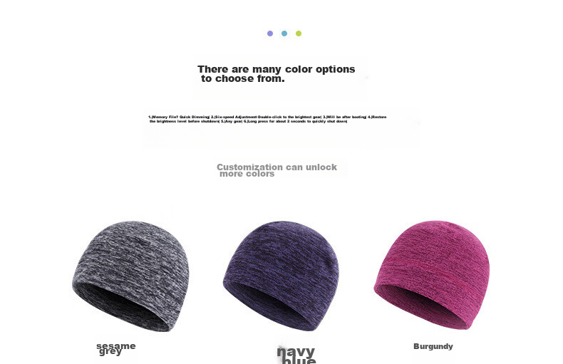 Huili Knitted Hat for Men And Women, Autumn And Winter Warm Cap, Outdoor Cycling Fleece-Lined Thickened Folded Ear Protection Hat (Wine Red) 6