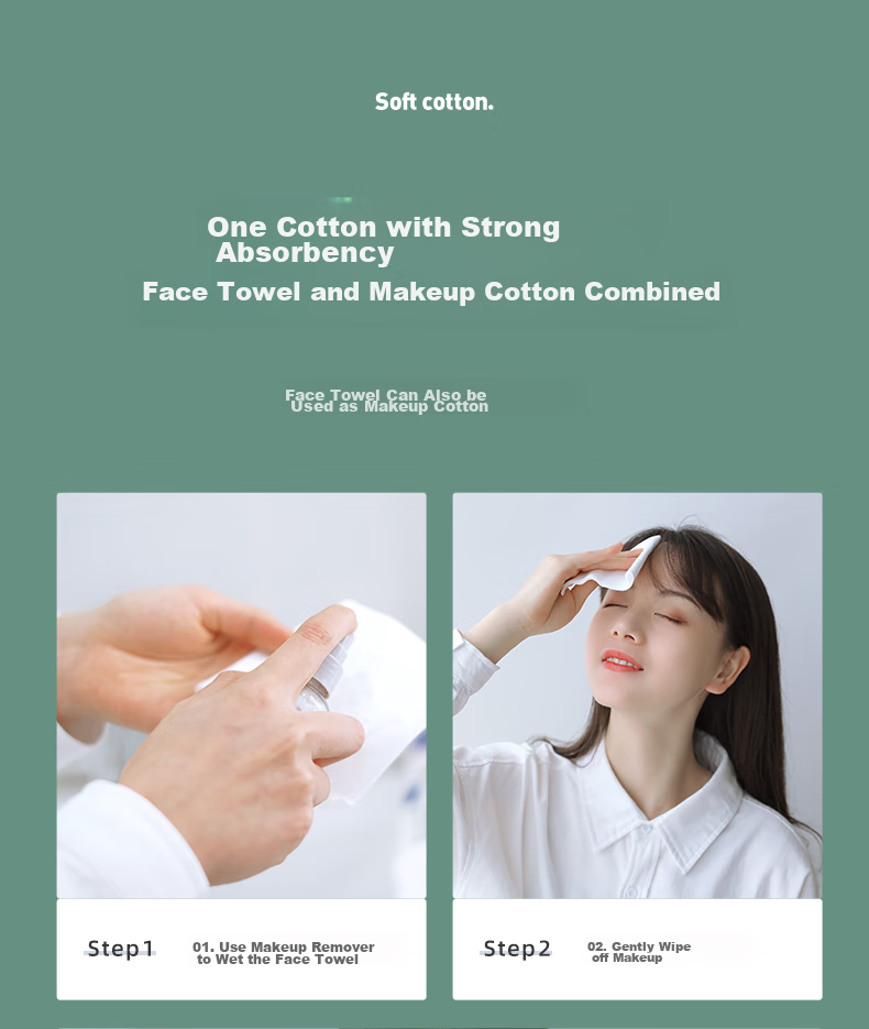 Grace Disposable Facial Cleansing Wipes for Home And Travel, Pearl Texture, 3 Packs, 20*15cm, 80 Sheets/pack 9