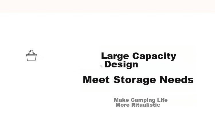 TAN XIAN ZHE Camping Storage Box, Outdoor Foldable Car Trunk Organizer, Camping Car Storage Box with Wooden Lid 5