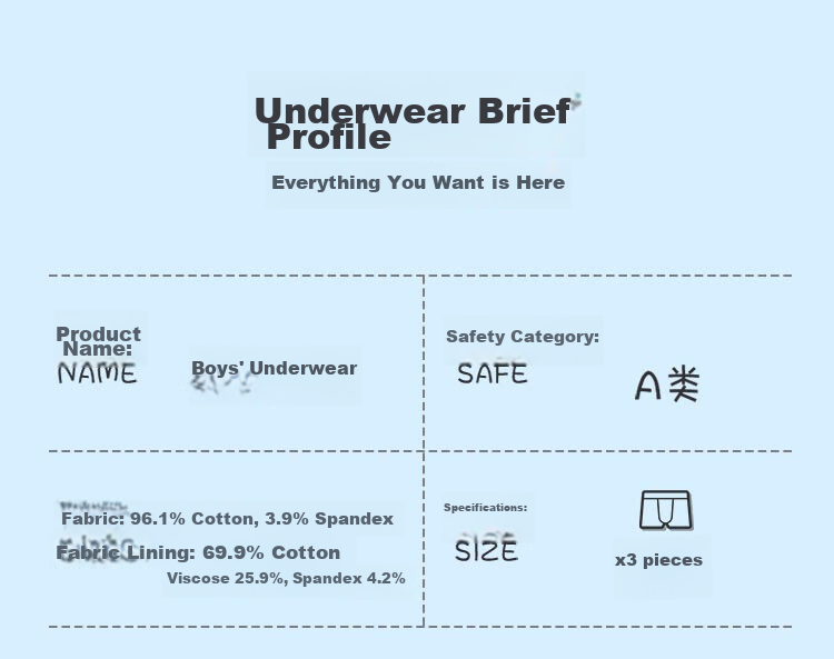 LangSha Boys' Boxer Briefs, Class A Cotton Antibacterial Underwear, Casual Shorts for Small, Medium And Large Boys, 3 Pairs, Size 160 9