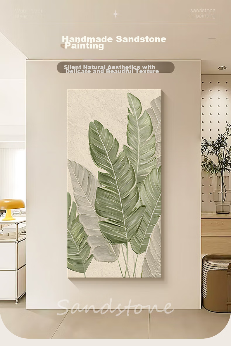 Haojiubujian, Jizhaokinshan Living Room Decorative Painting, Landscape Painting, Simple And Elegant Sofa Background Wall Hanging Picture, 2025 New Style Mural 1