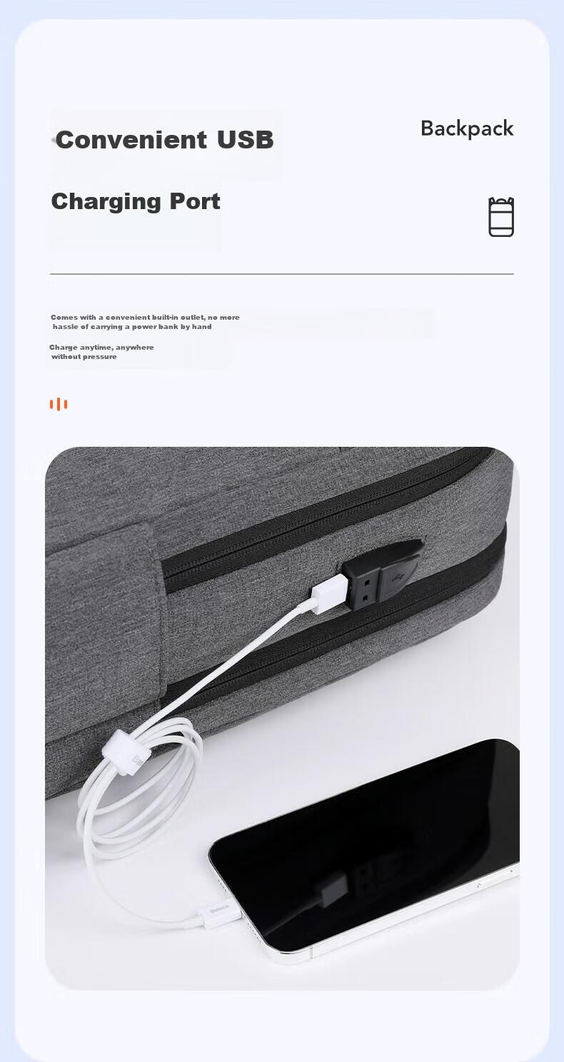 BRINCH Laptop Backpack 17.3 Inch Business Travel Bag Suitable for Apple Huawei Notebooks 10