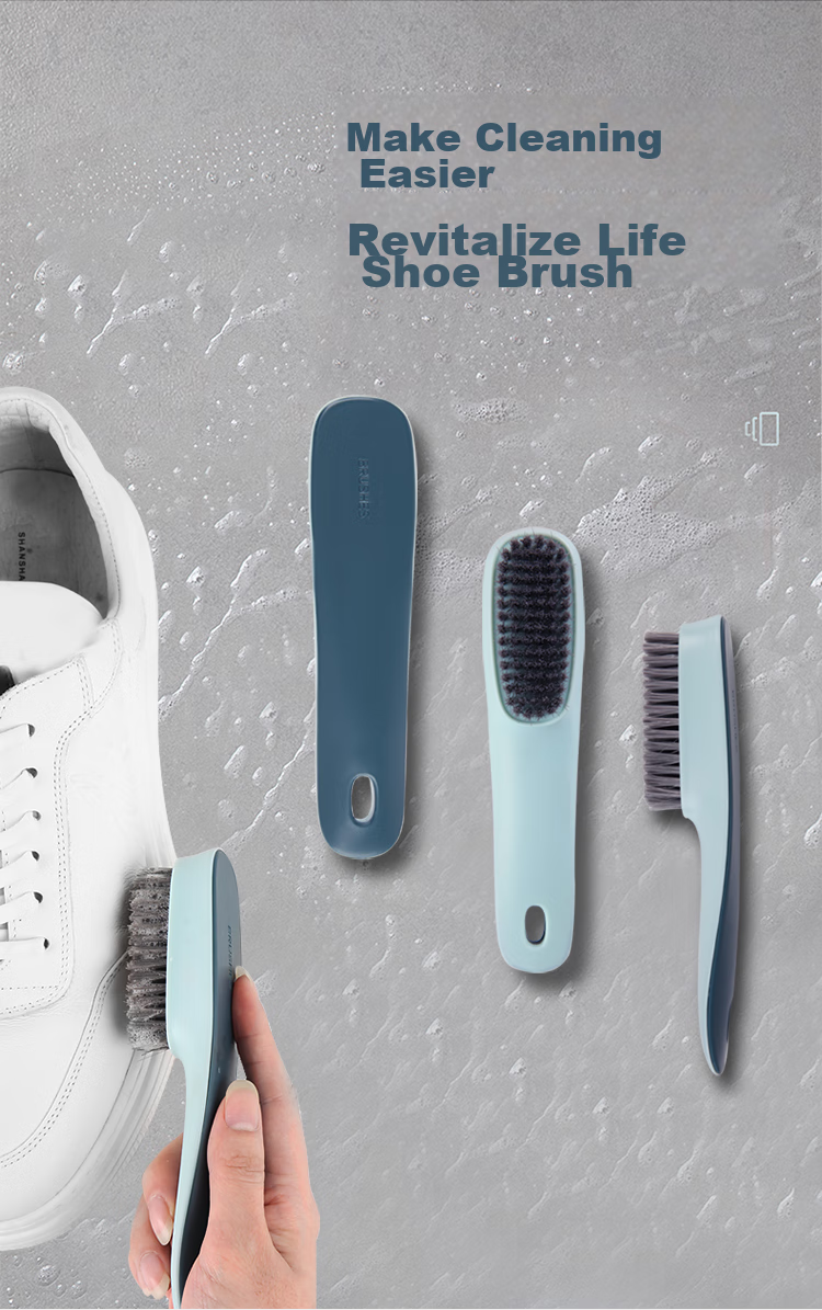 EAST Cloud-Shaped Soft Bristle Cleaning Brush, Long Handle Brush for Bathtub And Toilet, Gentle on Enamel Surface, Soft Bristle Brush Tool 3