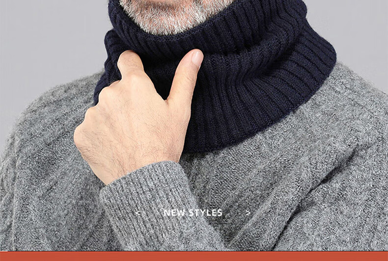 RED DRAGONFLY Hat for Men, Winter Season, Middle-Aged And Elderly, Grandfathers And Fathers, Cold Protection, Warmth, Windproof, Fleece-Lined, Thickened, Knitted Woolen Cap for The Elderly 19
